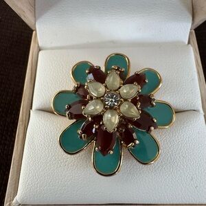Kate Spade “Bold Blooms” Statement Ring NWOT Size 7